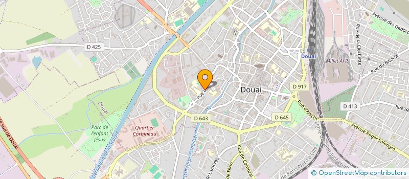 localisation de l'entreprise MAE SOLIDARITE 59 à DOUAI
