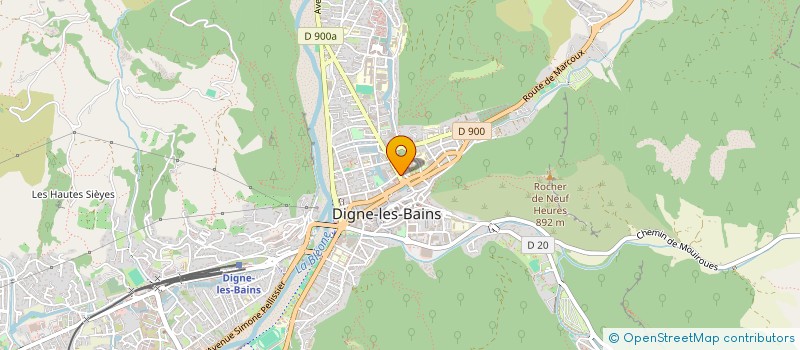 localisation de l'entreprise MAE SOLIDARITE DES ALPES DE HAUTE PROVENCE  CHAUDON-NORANTE