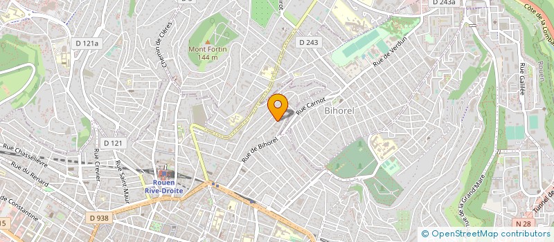 localisation de l'entreprise MAE VIE à ROUEN