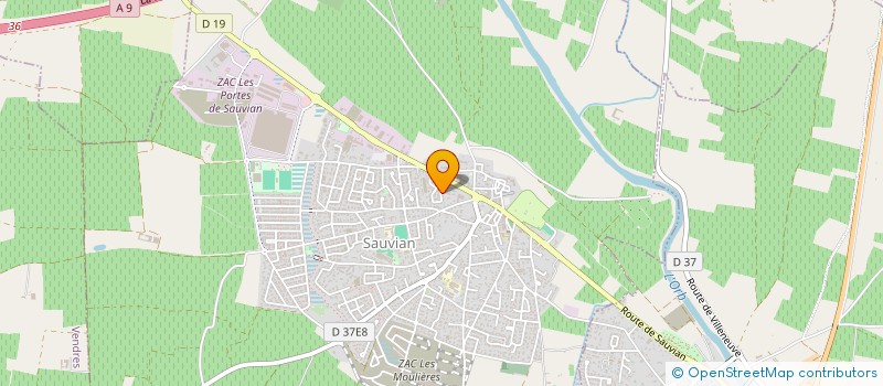 localisation de l'entreprise MAEA  SAUVIAN