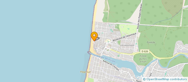 localisation de l'entreprise MAEA SURF CLUB  MIMIZAN