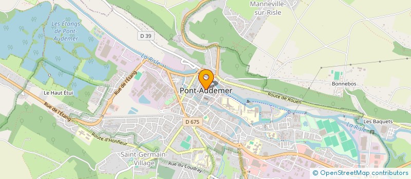 localisation de l'entreprise MAEBAG à PONT-AUDEMER