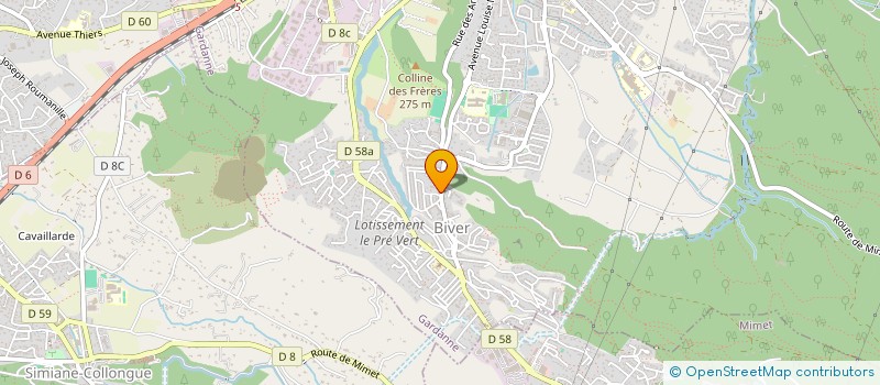 localisation de l'entreprise MAECA  GARDANNE