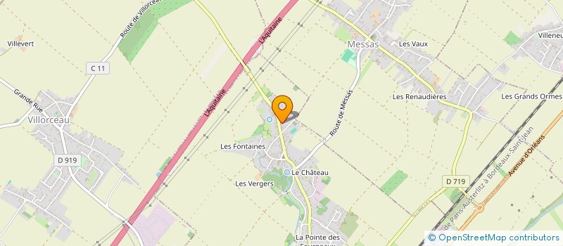 localisation de l'entreprise MAECA EARL à BEAUGENCY