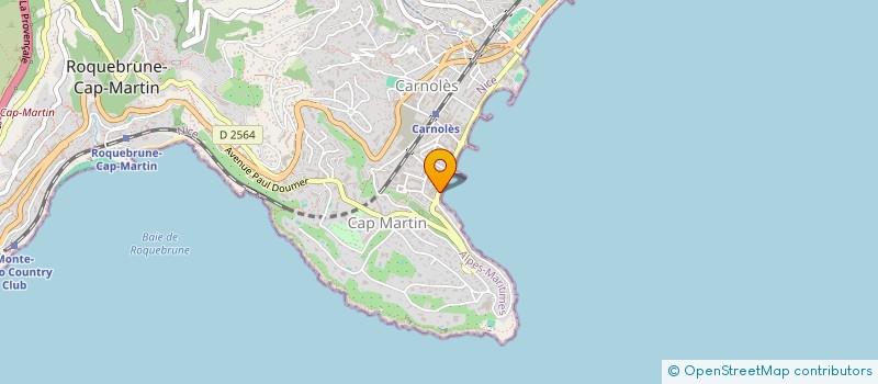 localisation de l'entreprise MAECEL à ROQUEBRUNE-CAP-MARTIN