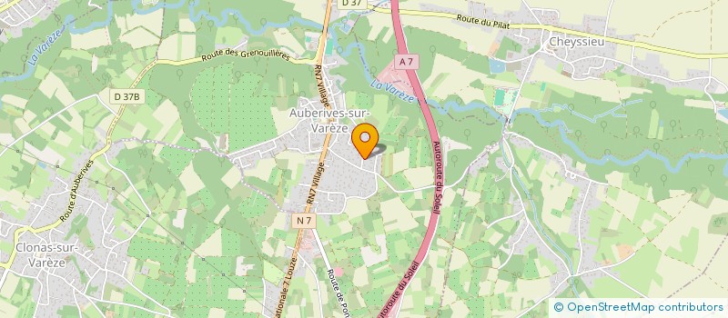 localisation de l'entreprise MAEDELE INVEST  AUBERIVES-SUR-VAREZE