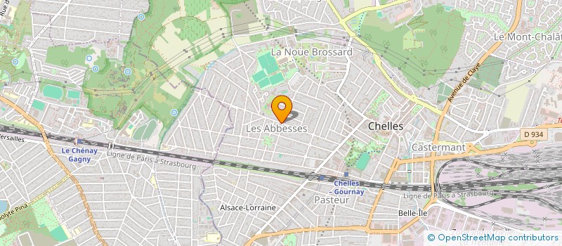 localisation de l'entreprise MAEDEN à CHELLES