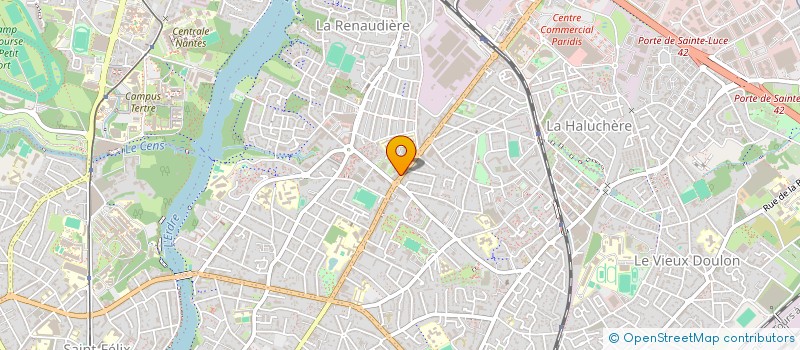localisation de l'entreprise MAEDMA  NANTES