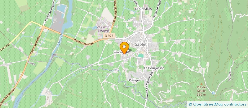 localisation de l'entreprise MAEE  SABLET