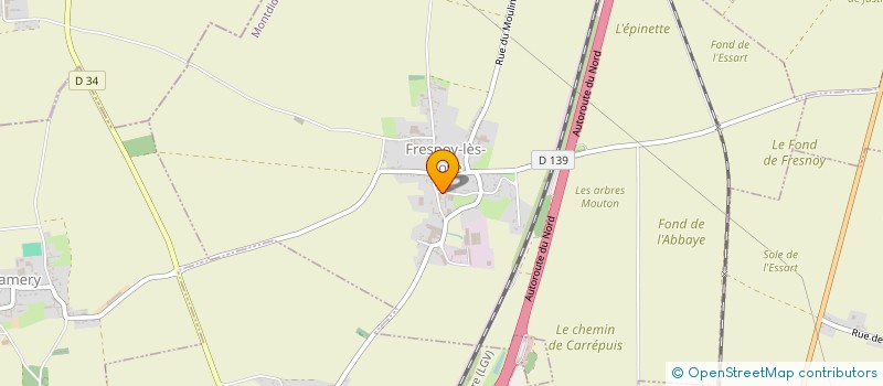 localisation de l'entreprise MAEGHERMAN à FRESNOY-LES-ROYE