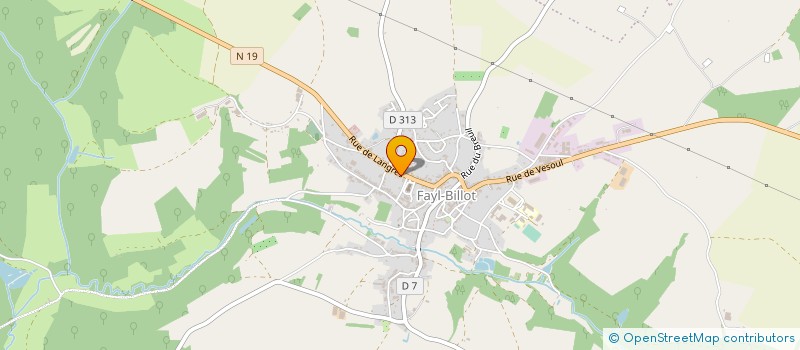 localisation de l'entreprise MAEGRE à FAYL-BILLOT