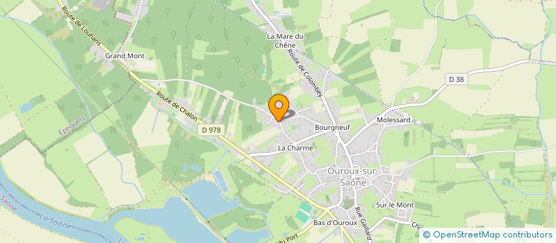 localisation de l'entreprise MAEHA  OUROUX-SUR-SAONE