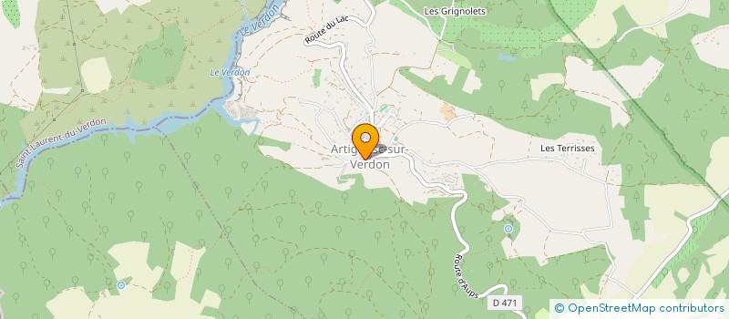 localisation de l'entreprise MAEJEAN à BAUDINARD-SUR-VERDON