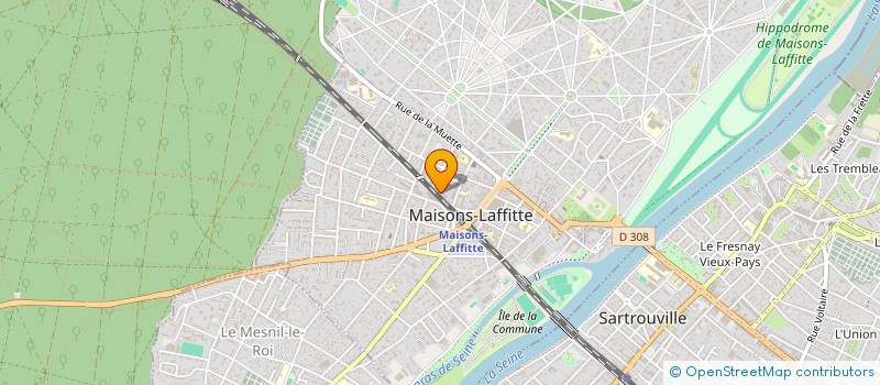 localisation de l'entreprise MAEKN à MAISONS-LAFFITTE