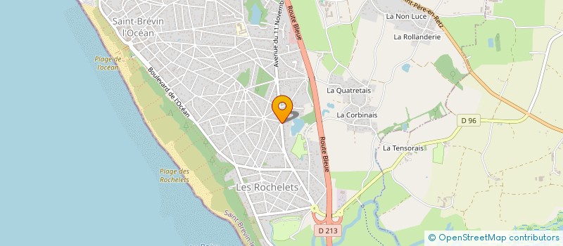 localisation de l'entreprise MAEL à SAINT-BREVIN-LES-PINS