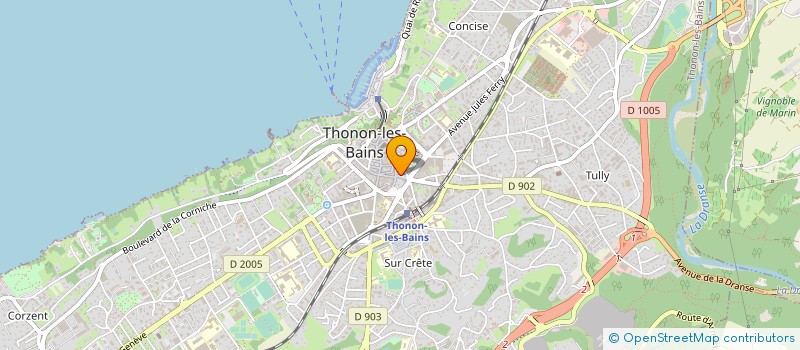 localisation de l'entreprise MAEL à THONON-LES-BAINS