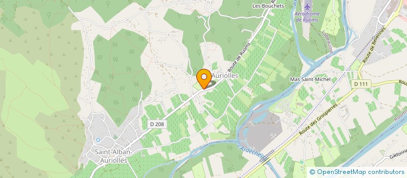 localisation de l'entreprise MAEL à SAINT-ALBAN-AURIOLLES