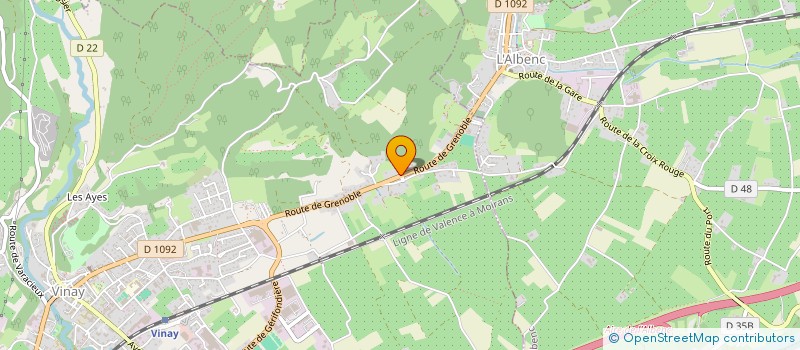 localisation de l'entreprise MAEL  VINAY