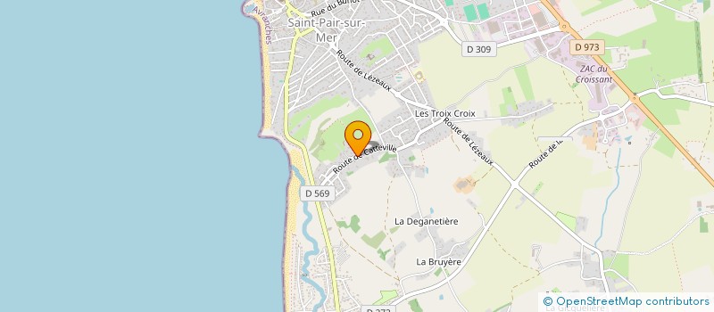 localisation de l'entreprise MAEL  SAINT-PAIR-SUR-MER