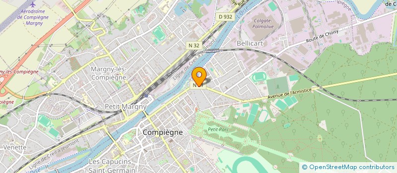 localisation de l'entreprise MAEL  COMPIEGNE