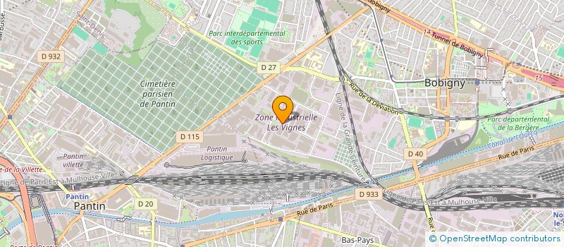 localisation de l'entreprise MAEL IDF à BOBIGNY