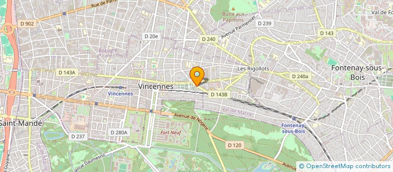 localisation de l'entreprise MAEL IMMO 1 à VINCENNES