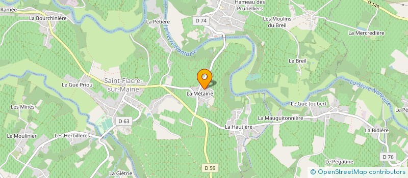 localisation de l'entreprise MAEL INVEST  SAINT-FIACRE-SUR-MAINE