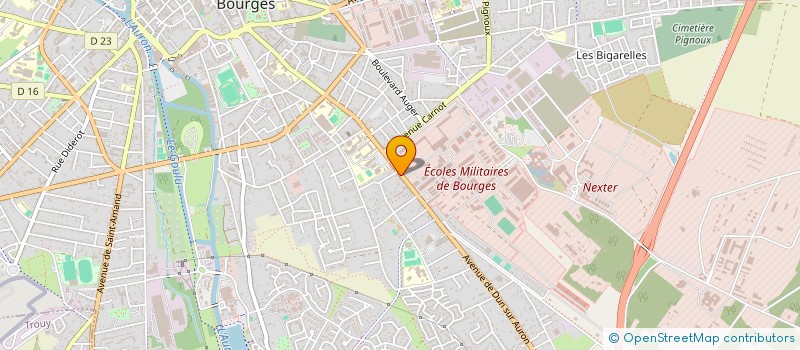 localisation de l'entreprise MAEL MAISON D'ACCUEIL DES EMOTIONS ET DU LANGAGE  BOURGES