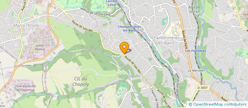 localisation de l'entreprise MAELAN  CHARBONNIERES-LES-BAINS