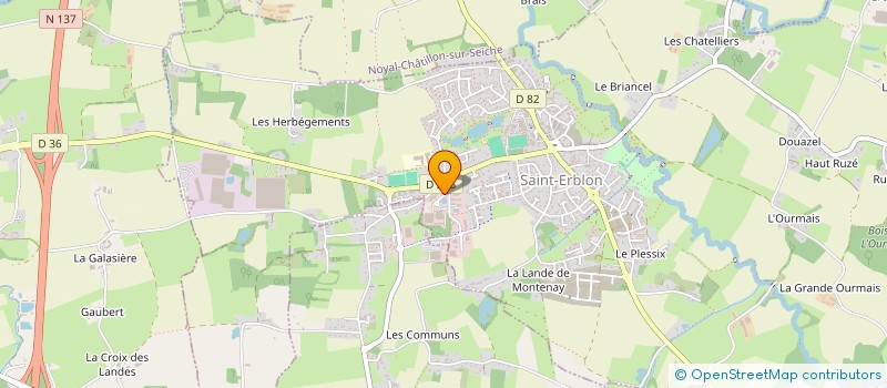 localisation de l'entreprise MAELAN  SAINT-ERBLON