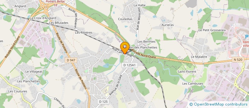 localisation de l'entreprise MAELANA à COUZEIX