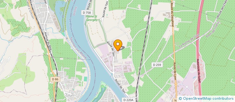 localisation de l'entreprise MAELANN  LA ROCHE-DE-GLUN