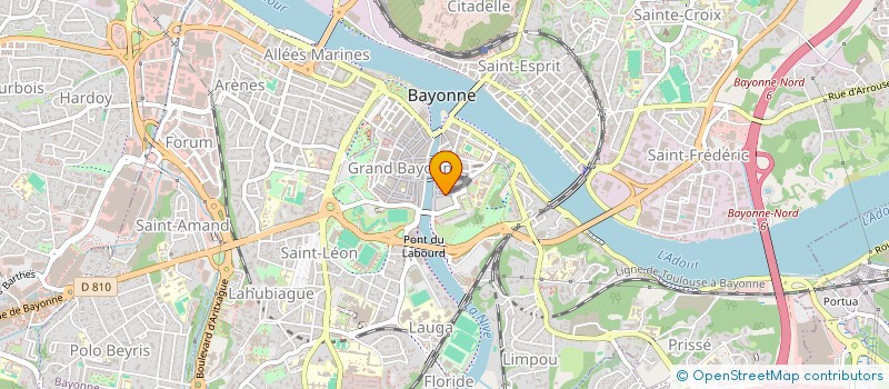 localisation de l'entreprise MAELBA à BAYONNE
