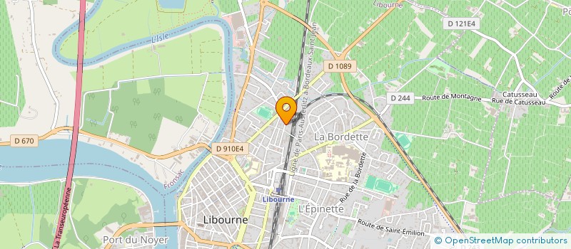 localisation de l'entreprise MAELBANE  LIBOURNE