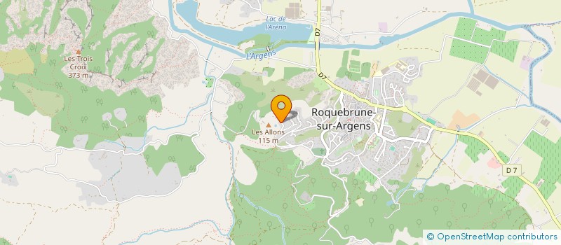 localisation de l'entreprise MAELEA à ROQUEBRUNE-SUR-ARGENS