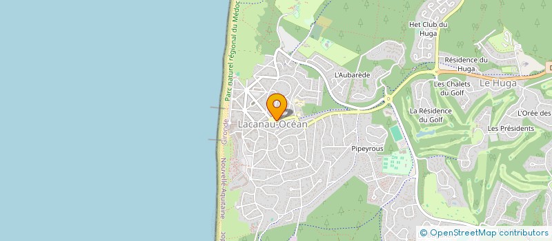 localisation de l'entreprise MAELEA  LACANAU