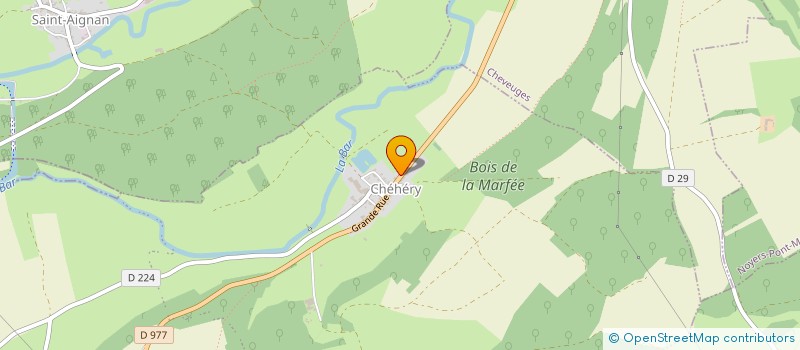 localisation de l'entreprise MAELEDRA  CHEMERY-CHEHERY