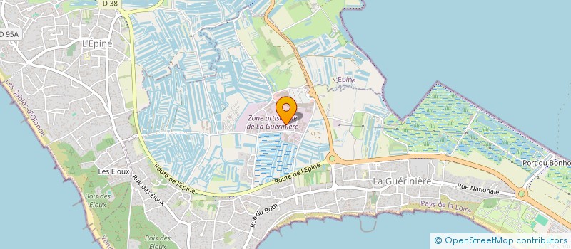 localisation de l'entreprise MAELEEN  LA GUERINIERE