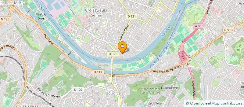 localisation de l'entreprise MAELEZIG DA VIKEN  CROISSY-SUR-SEINE