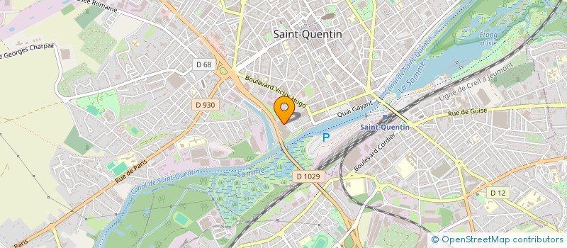 localisation de l'entreprise MAELI à SAINT-QUENTIN
