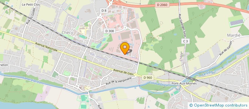localisation de l'entreprise MAELI à CHECY