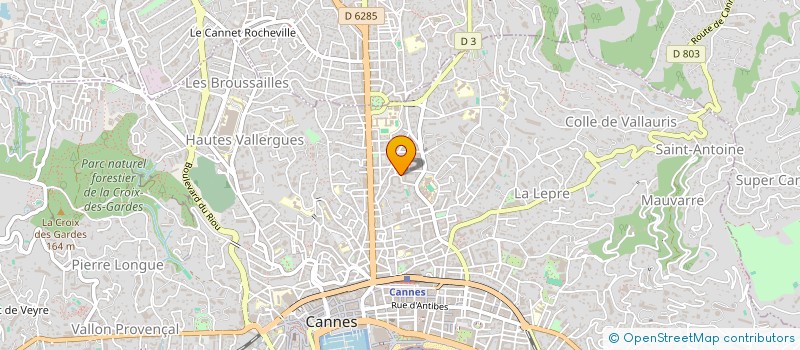 localisation de l'entreprise MAELI  CANNES