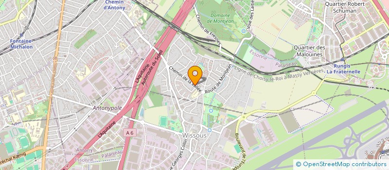 localisation de l'entreprise MAELI EVENEMENTS ET SERVICES  WISSOUS