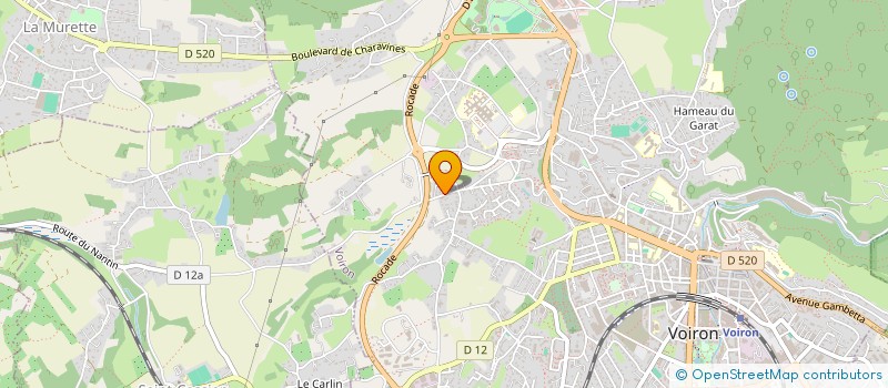 localisation de l'entreprise MAELIA 38  VOIRON
