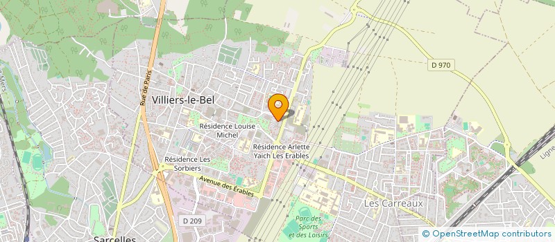 localisation de l'entreprise MAELIA  VILLIERS-LE-BEL