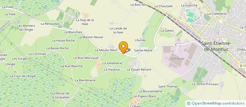 localisation de l'entreprise MAELIAN ENR  SAINT-ETIENNE-DE-MONTLUC