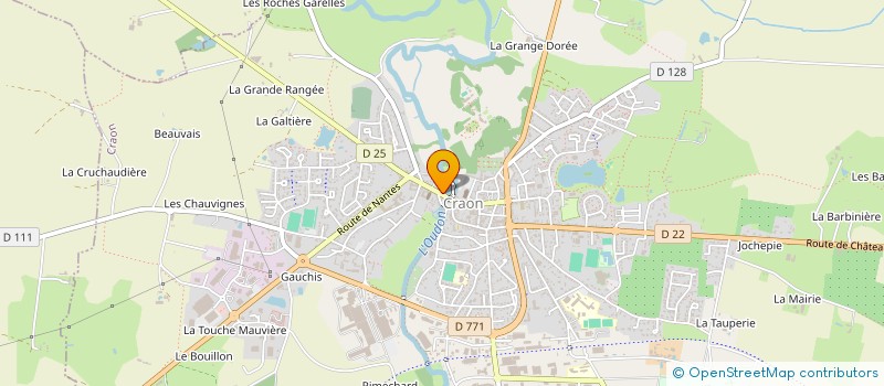 localisation de l'entreprise MAELICE à CRAON