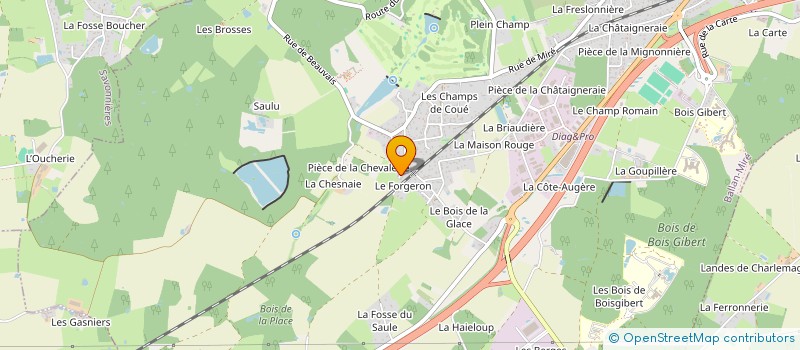 localisation de l'entreprise MAELICE  BALLAN-MIRE