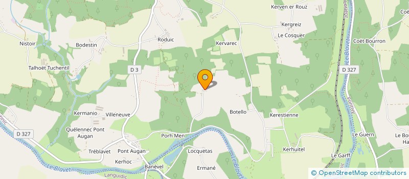 localisation de l'entreprise MAELIE  PLUMELIAU-BIEUZY