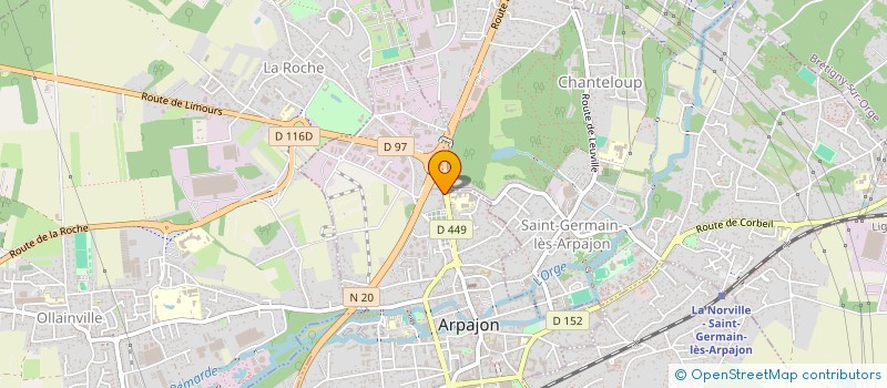 localisation de l'entreprise MAELIG à ARPAJON
